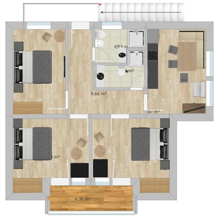 Apartament Cesa Paula Selva di Val Gardena Zewnętrze zdjęcie